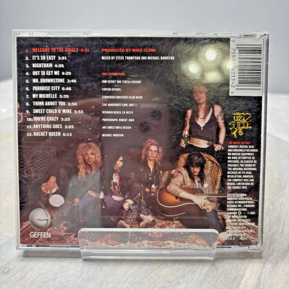 Appetite for Destruction by Guns N' Roses (CD, 1987, Universal) - Picture 2 of 5